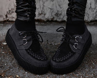 Grey & Black Suede Viva Mondo Creeper - T.U.K.V3339-03