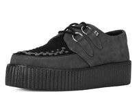 Grey & Black Suede Viva Mondo Creeper - T.U.K.V3339-03
