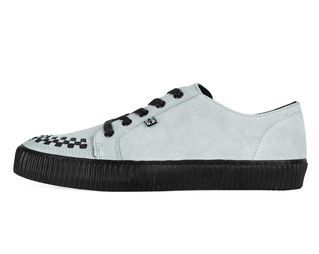 A3379 Grey Lace-Up Creeper Sneaker