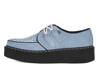 Grey Suede Pink Interlace Vintage Mondo Creeper - T.U.K.G3501-03