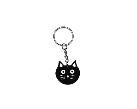 P0083 Kitty Face Keychain P0083-OS
