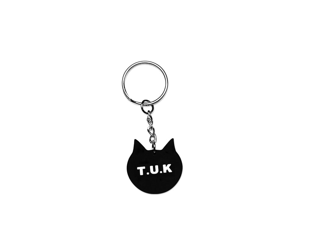 P0083 Kitty Face Keychain P0083-OS