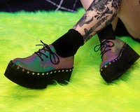 A3297 Midnight Chameleon Dino Flat Platform