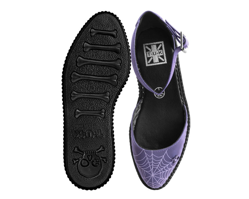 A3167L Midnight Chameleon Spiderweb Glow Sandal