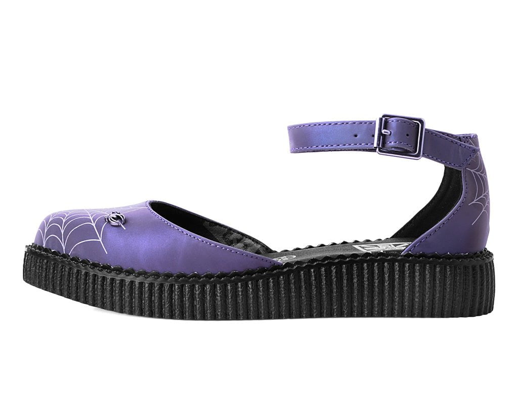 A3167L Midnight Chameleon Spiderweb Glow Sandal