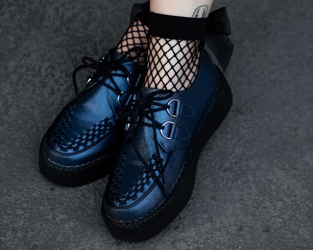 Midnight Metallic Viva Mondo Creeper - T.U.K.V3321-03