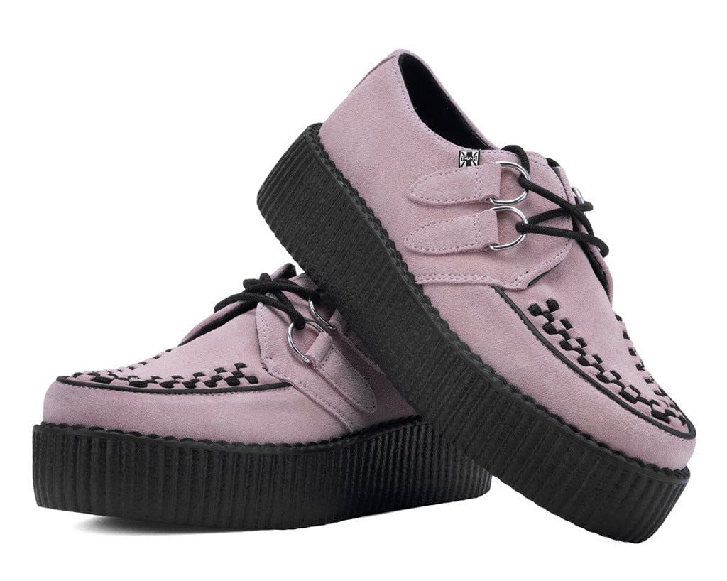 V3467 Misty Rose Suede Viva Mondo Creeper