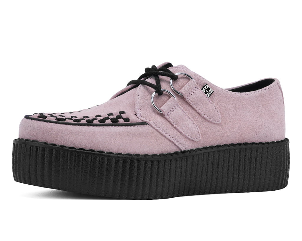 V3467 Misty Rose Suede Viva Mondo Creeper