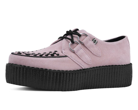 V3467 Misty Rose Suede Viva Mondo Creeper