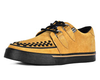 A3329 Mustard Suede Creeper Sneaker