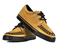 A3329 Mustard Suede Creeper Sneaker