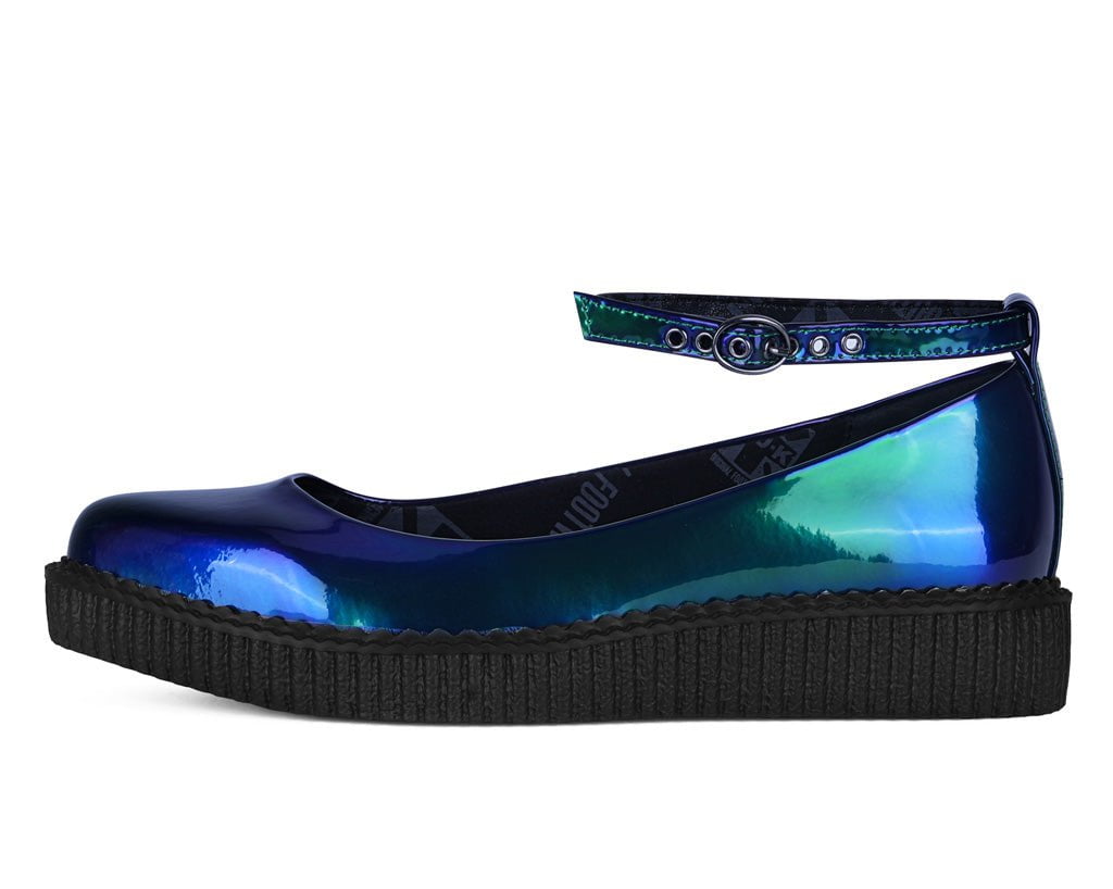 A3395L Northern Lights Pointed Ballet Creeper