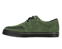 A3330 Olive Green Suede Creeper Sneaker