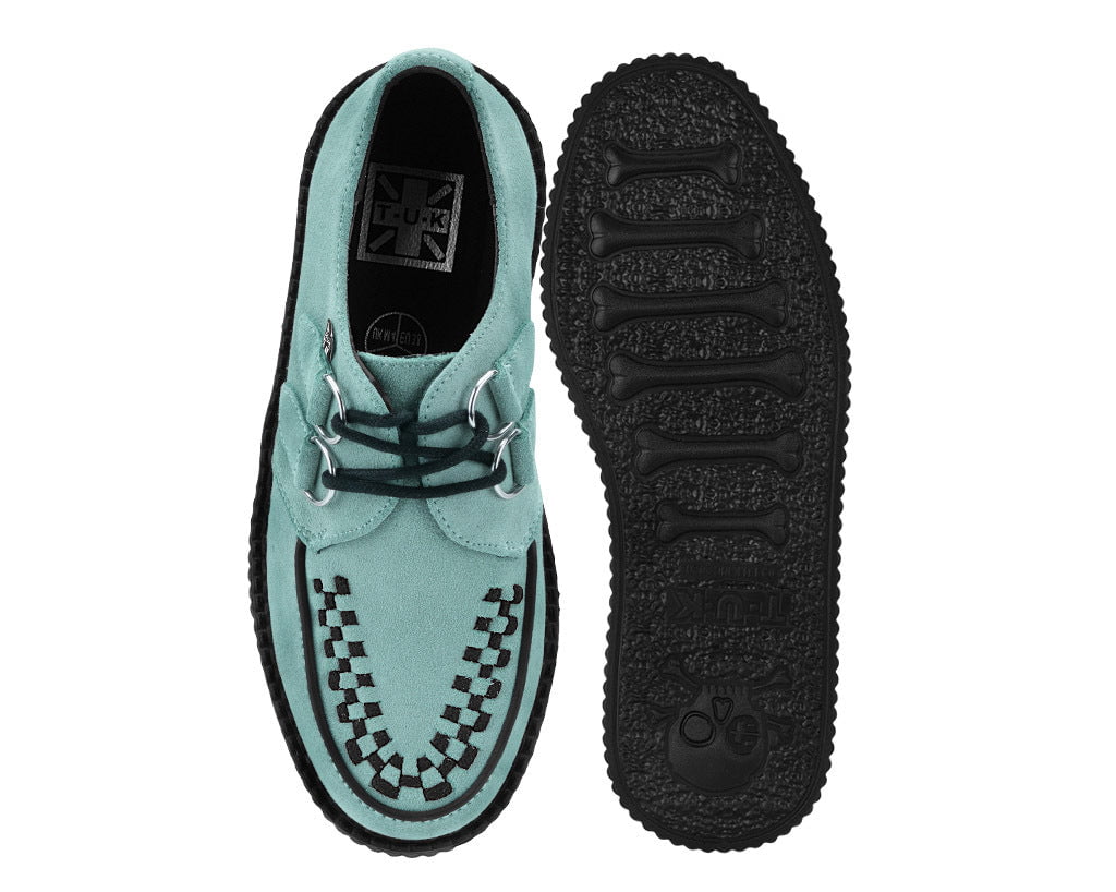 V3466 Pale Blue Suede Viva Mondo Creeper V3466-03