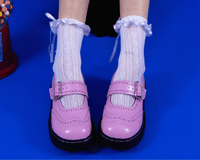 T2347 Pink Brogue Mary Jane