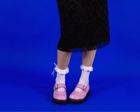 T2347 Pink Brogue Mary Jane