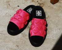 V3303L Pink Puff Heart Mondo Sandal