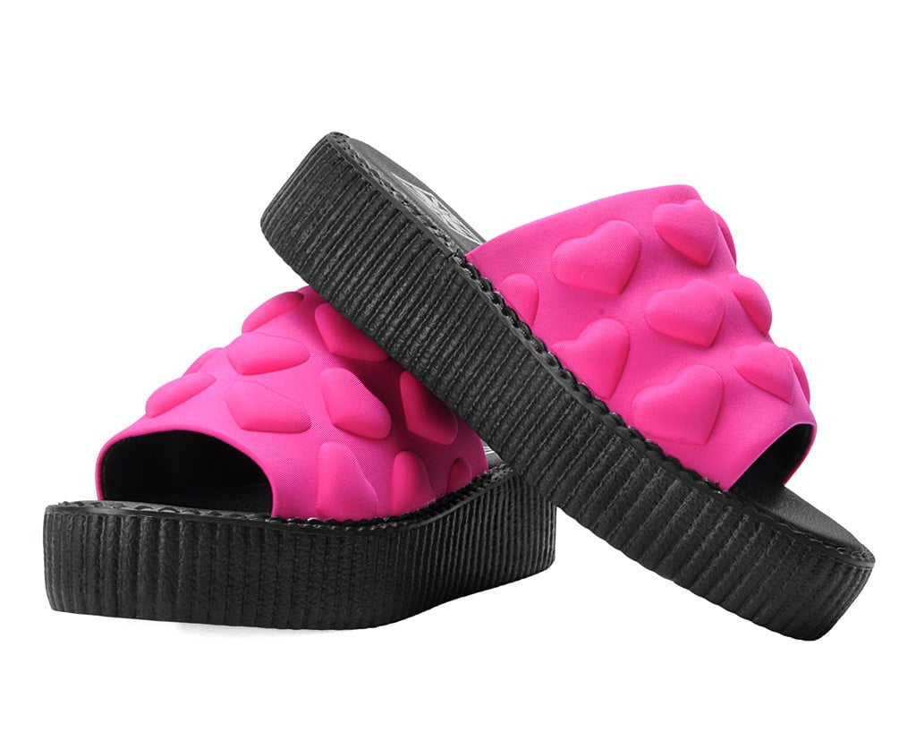 V3303L Pink Puff Heart Mondo Sandal