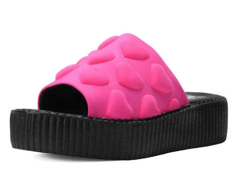 V3303L Pink Puff Heart Mondo Sandal