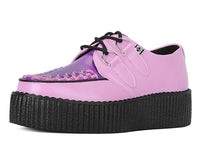 Pink & Purple Leather Viva Mondo Creeper - T.U.K.V3360-03