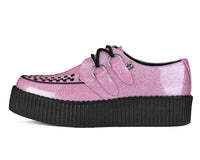 Pink Vinyl Glitter Viva Mondo Creeper - T.U.K.V3488-03