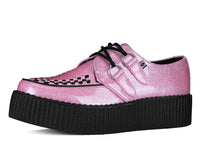 Pink Vinyl Glitter Viva Mondo Creeper - T.U.K.V3488-03