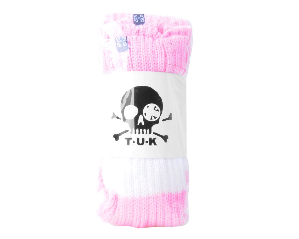 TSK1160 Pink & White Stripe Knit Leg Warmer TSK1160-OS