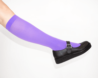 TSK1166 Purple Knee-High Nylon Mesh Sock TSK1166-OS