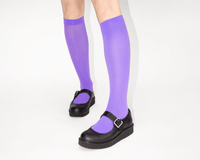 TSK1166 Purple Knee-High Nylon Mesh Sock TSK1166-OS