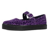 A3376L Purple Leopard Pointed EZC Mary Jane