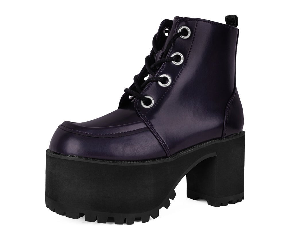 A3231L Purple Rub-Off Ankle Nosebleed Boot