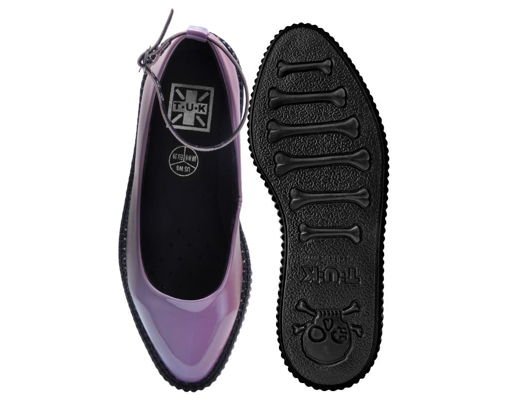 A3307L Rainbow Iridescent Ballet Creeper