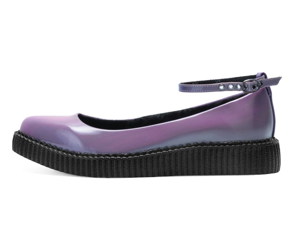 A3307L Rainbow Iridescent Ballet Creeper
