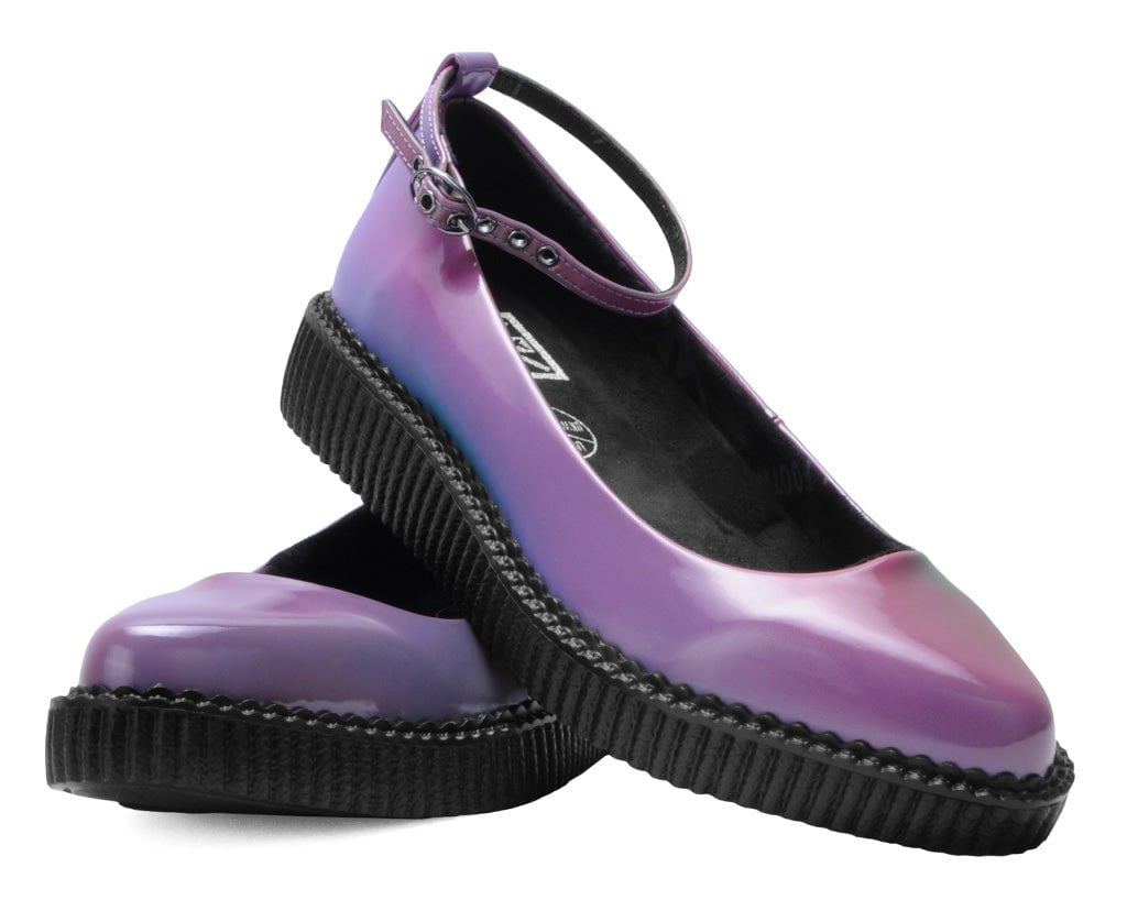 A3307L Rainbow Iridescent Ballet Creeper