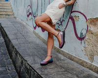 A3307L Rainbow Iridescent Ballet Creeper