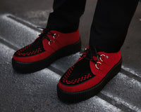 Red & Black Suede Viva Mondo Creeper - T.U.K.V3340-03
