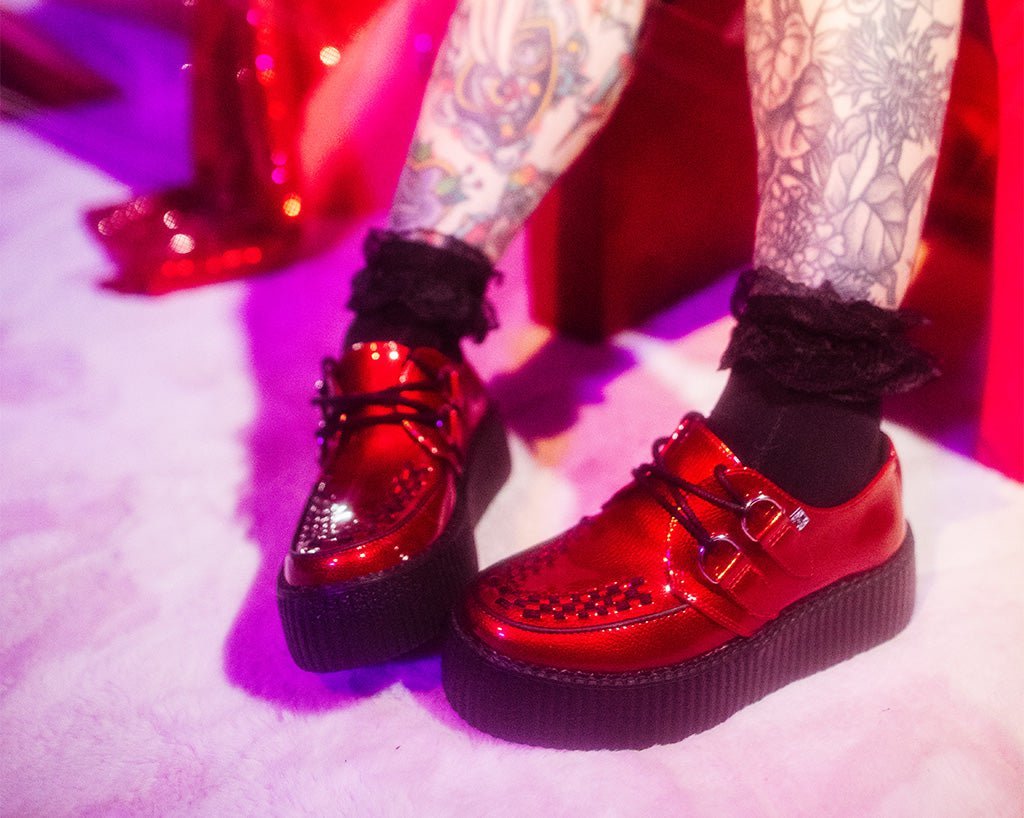 Red Patent Viva Mondo Creeper - T.U.K.V3256-03