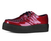 Red Vinyl Glitter Viva Mondo Creeper