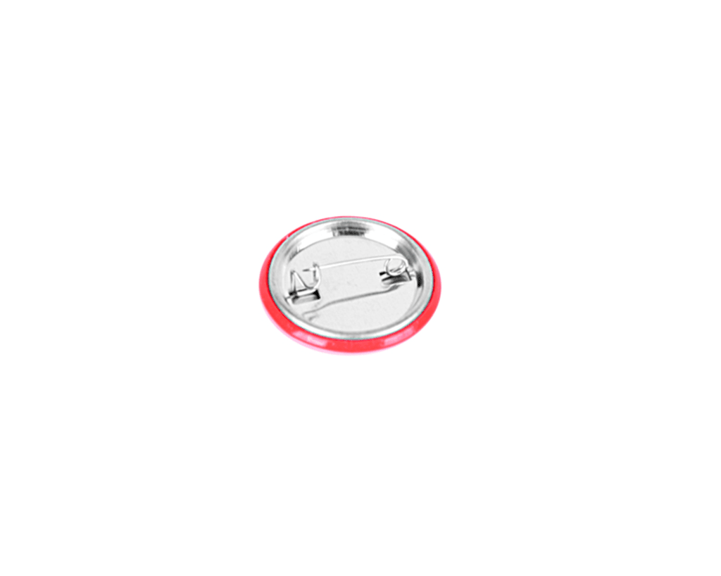 Red & White Skull Logo Pin - T.U.K.P0066-OS