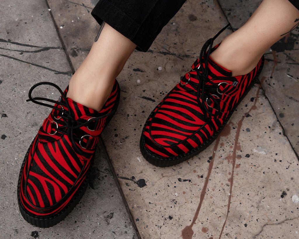 Red Zebra Viva Mondo Creeper - T.U.K.V3335-03