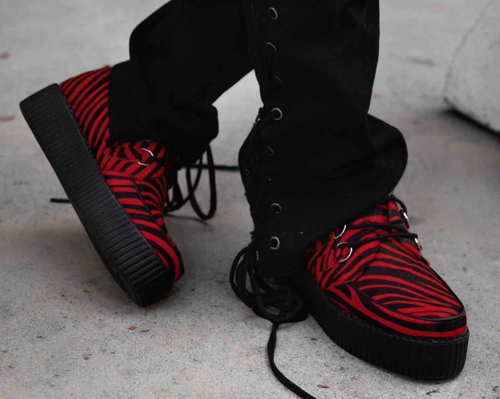 Red Zebra Viva Mondo Creeper - T.U.K.V3335-03