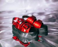 Red Patent 2-Buckle Sandal