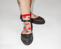 TSK1169 Strawberry Mesh Sock TSK1169-OS
