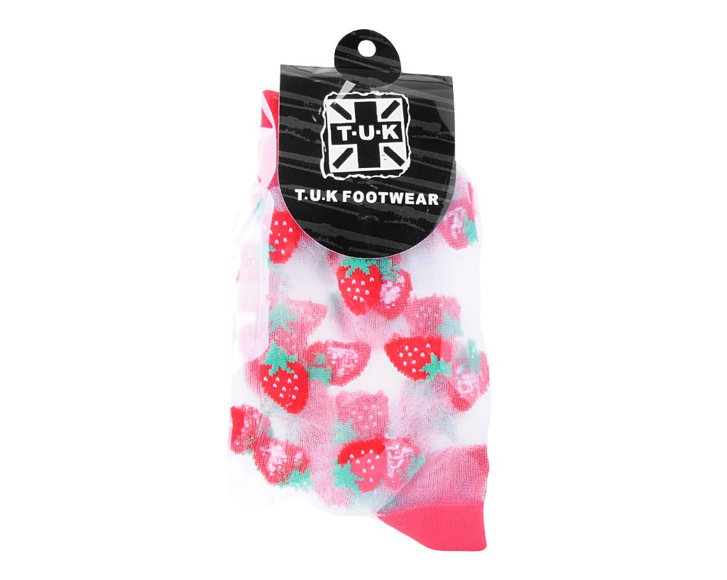 TSK1169 Strawberry Mesh Sock TSK1169-OS