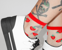 TSK1169 Strawberry Mesh Sock TSK1169-OS