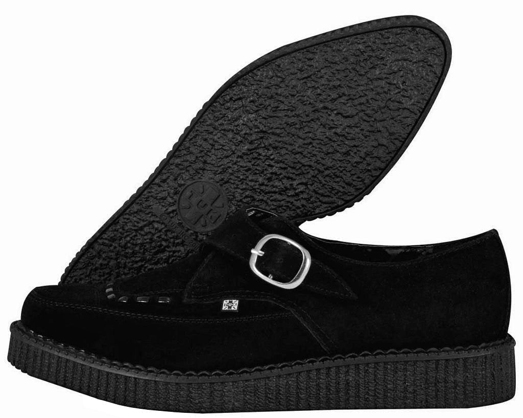 Suede Pointed Buckle Creeper - T.U.K.A8139-03
