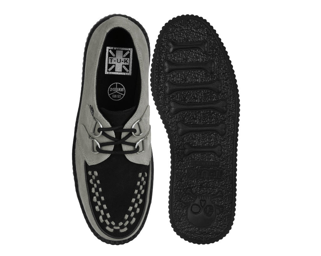V3415 Taupe & Black Suede Viva Mondo Creeper
