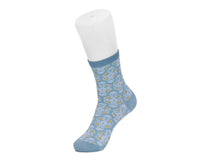 TSK1183 Teal Baroque Pattern Sock TSK1183-OS