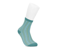 TSK1185 Teal Striped Polka Dot Socks TSK1185-OS