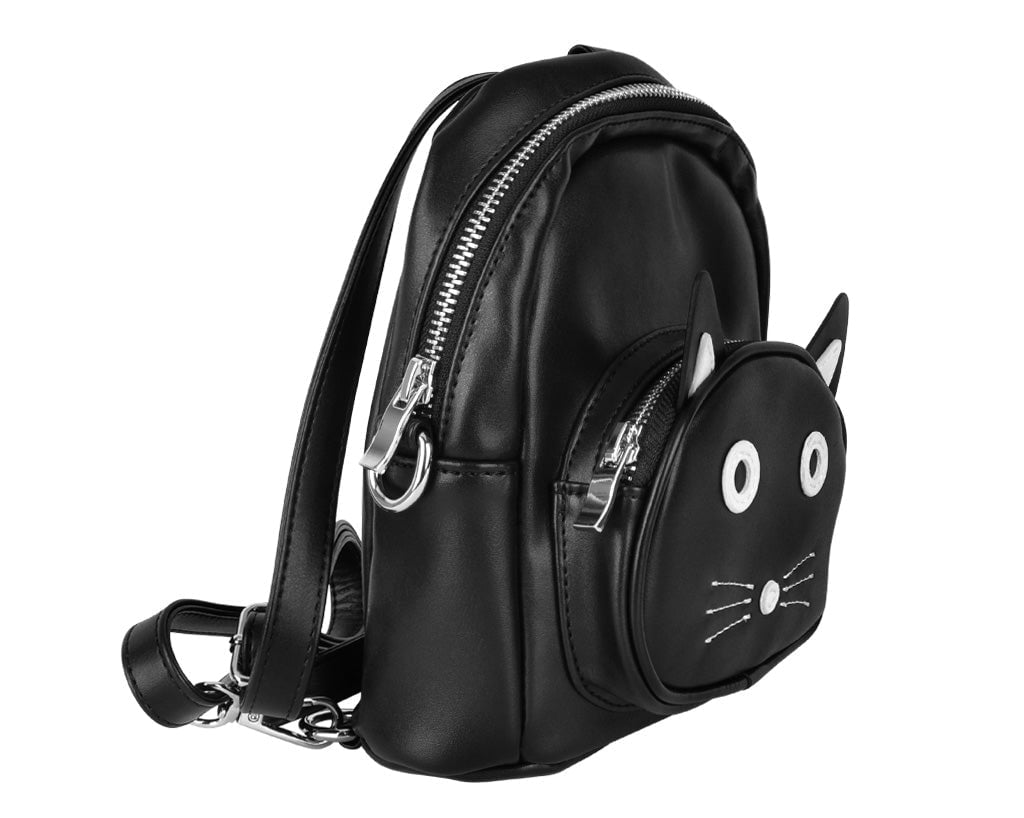 BG10 TUKskin Black Kitty MIni Backpack BG10